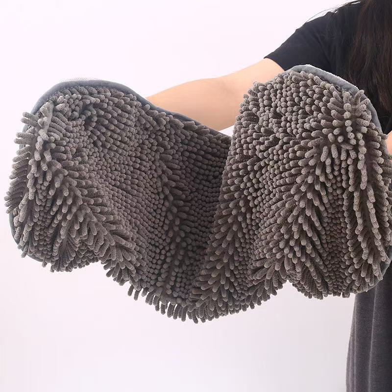 Super absorberende huisdier badhanddoek van chenille snel drogend en extra dik